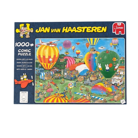 Jumbo Other - Jan van Haasteren Hooray Miffy 65 Years 1000 Piece Comic Jigsaw Puzzle Jumbo